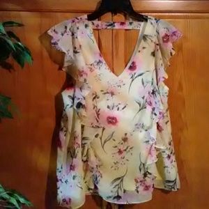 Flowered Blouse